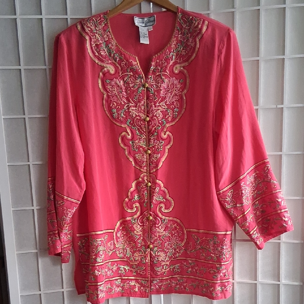 Vintage Diane Gilman Silk Blouse